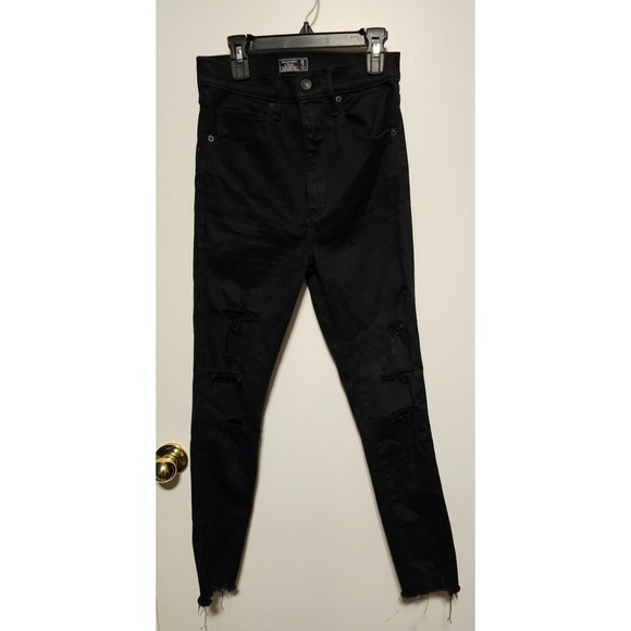 A&F Ultra High Rise Super Skinny Ankle Size 2 - Picture 3 of 7